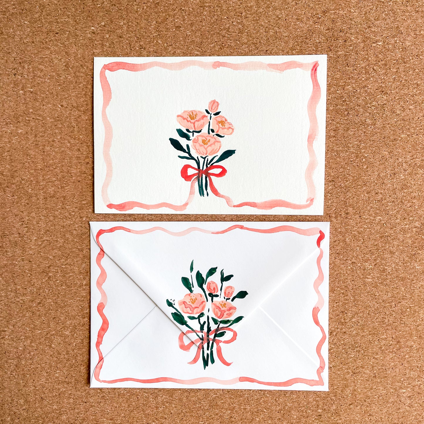 PEONIES, Original Hand-Painted Set