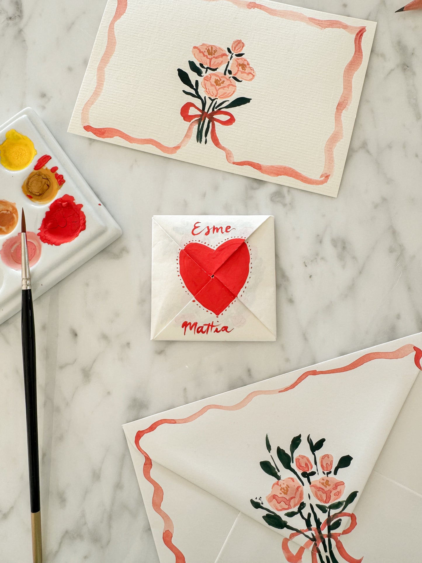 VICTORIAN PUZZLE PURSE, Personalised Love Card