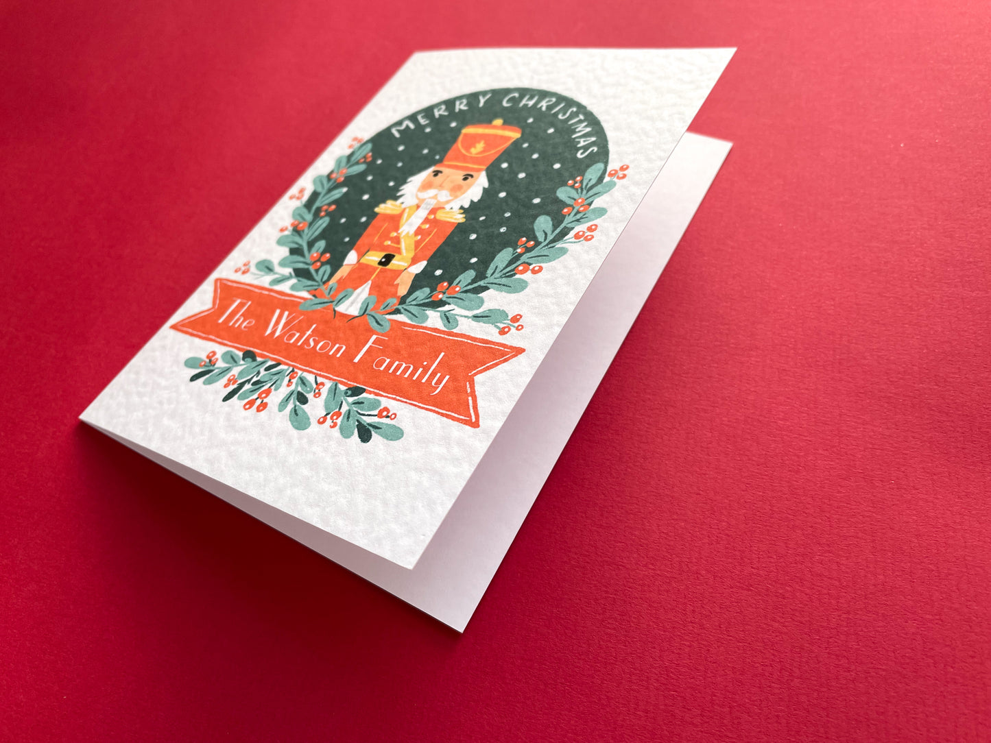THE NUTCRACKER, Personalised Christmas Card