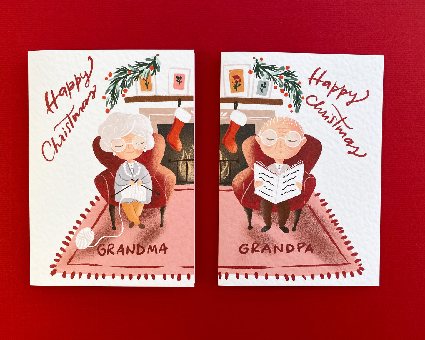 HAPPY CHRISTMAS GRANDPA, Christmas Card