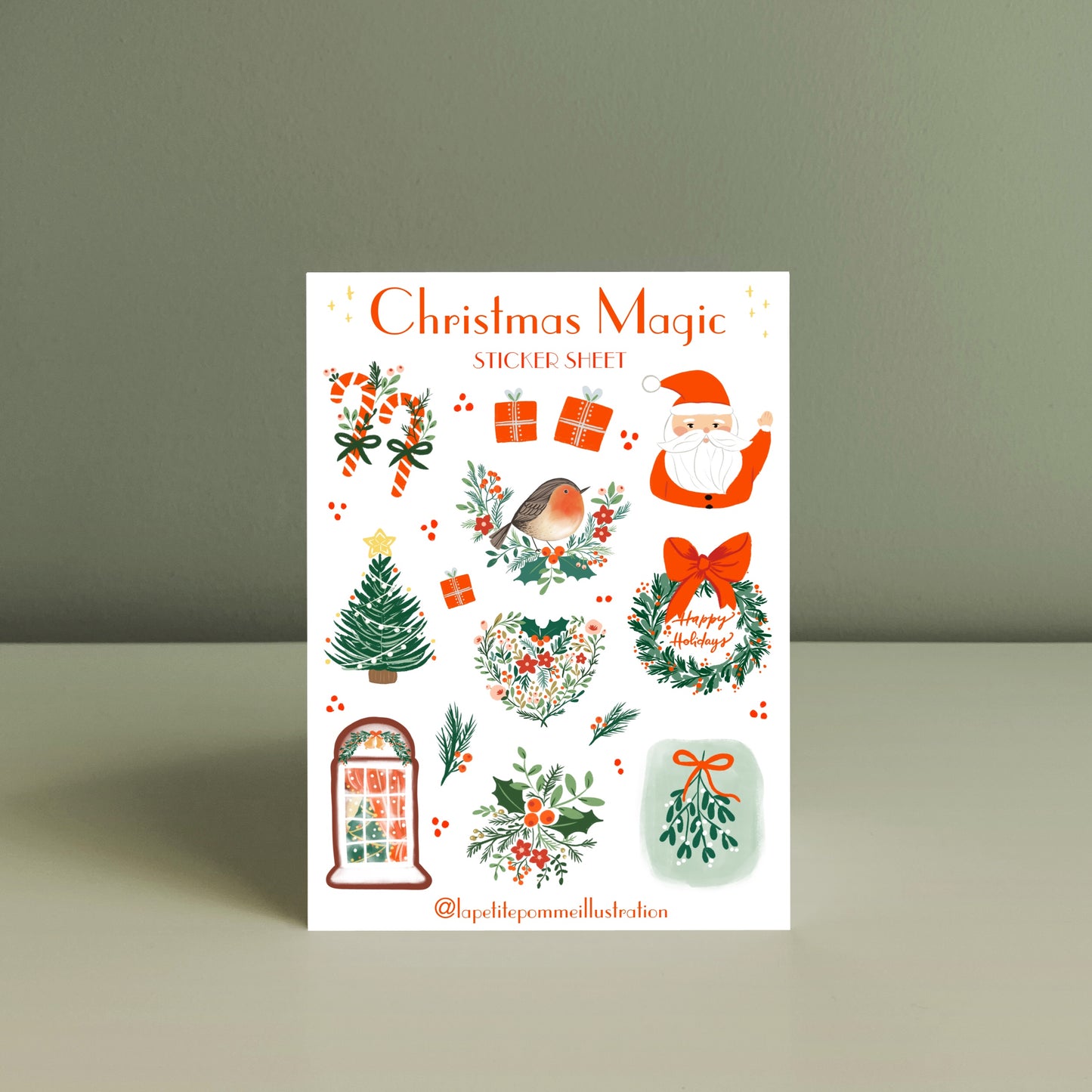 CHRISTMAS MAGIC, Christmas Sticker Sheet