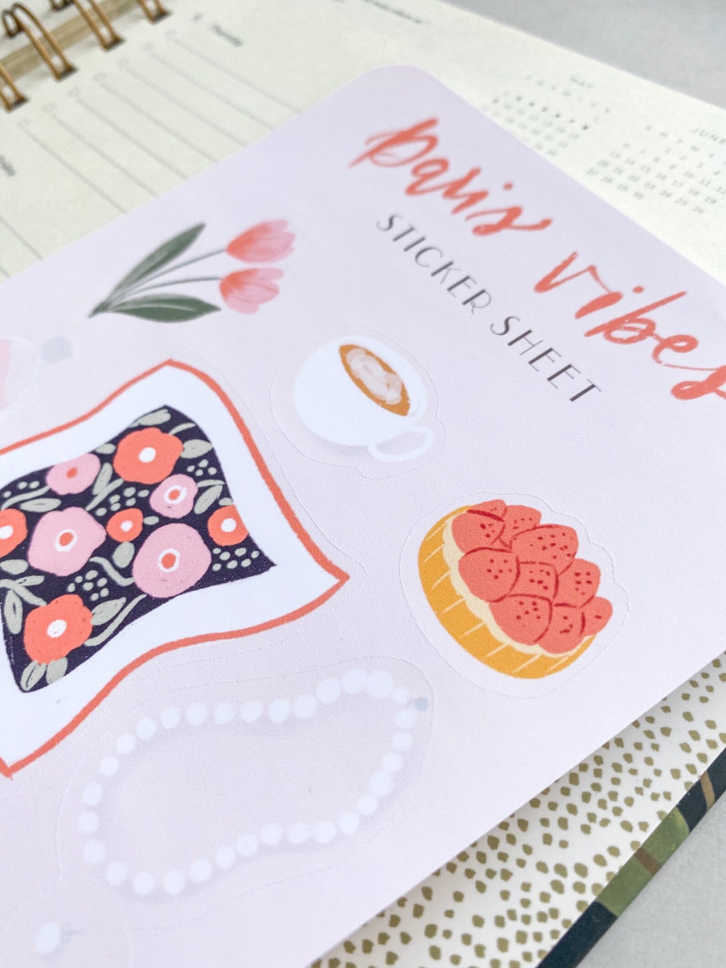 PARIS VIBES, Sticker Sheet