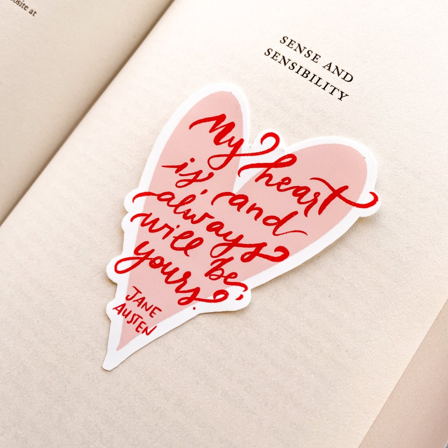 MY HEART IS YOURS, Sticker