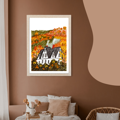 AUTUMN FOREST, Art Print
