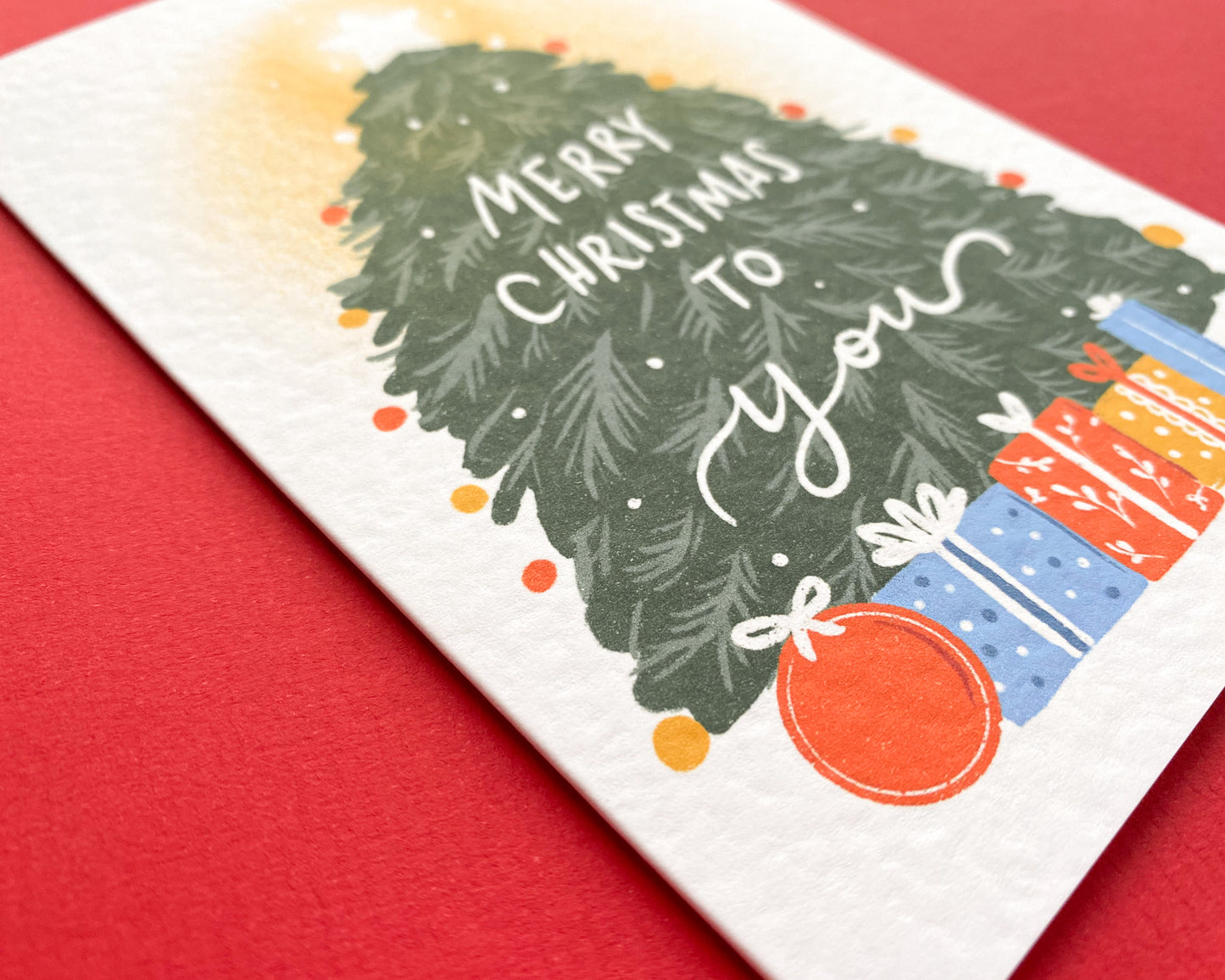 BIG CHRISTMAS TREE, Christmas Card