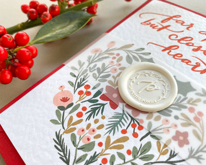 FAR APART BUT CLOSE AT HEART, Christmas Card