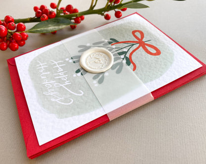 MISTLETOE, Christmas Card