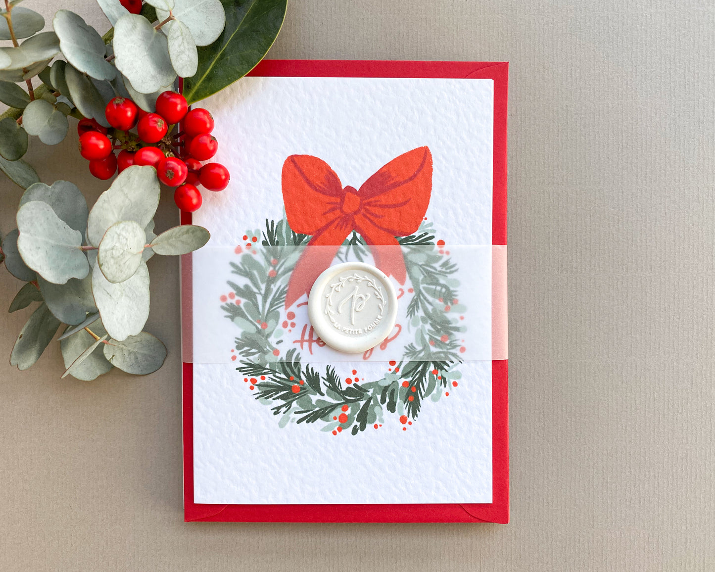 HAPPY HOLIDAYS, Christmas Card