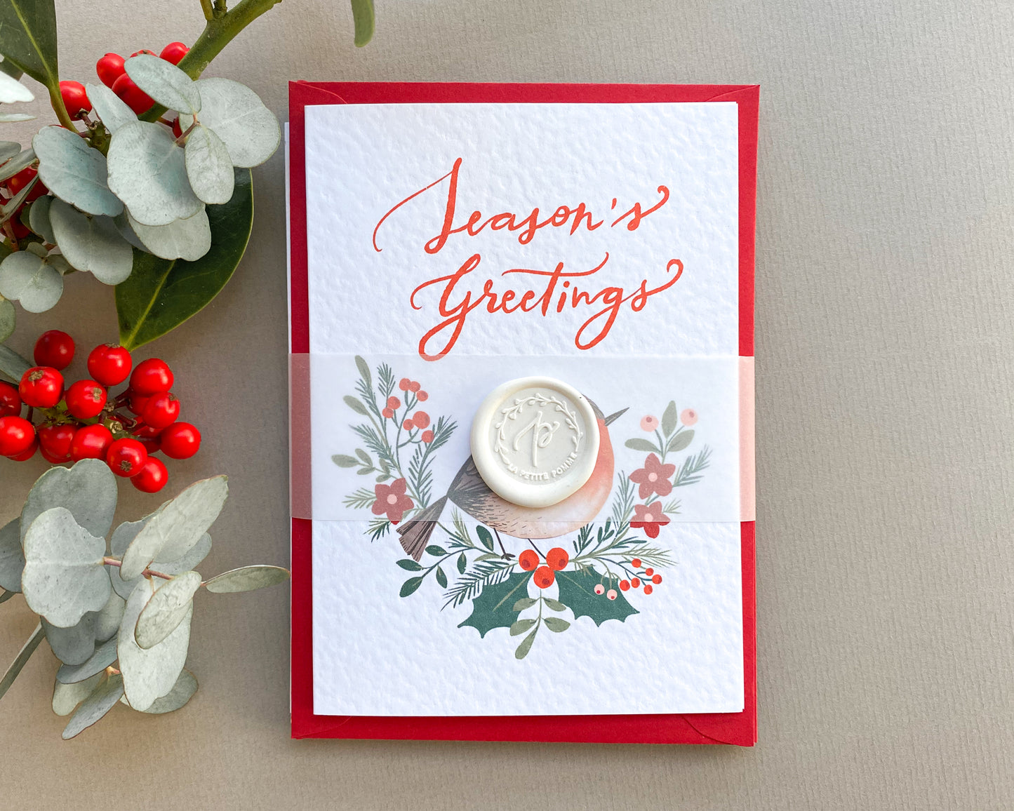 ROBIN SEASON'S GREETINGS, Christmas Card