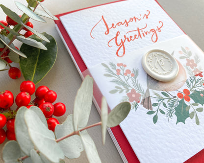 ROBIN SEASON'S GREETINGS, Christmas Card