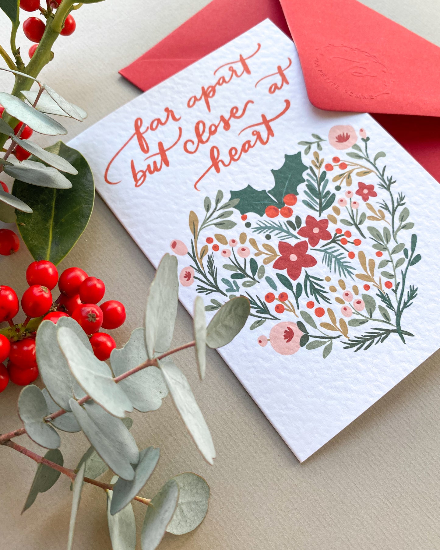 FAR APART BUT CLOSE AT HEART, Christmas Card