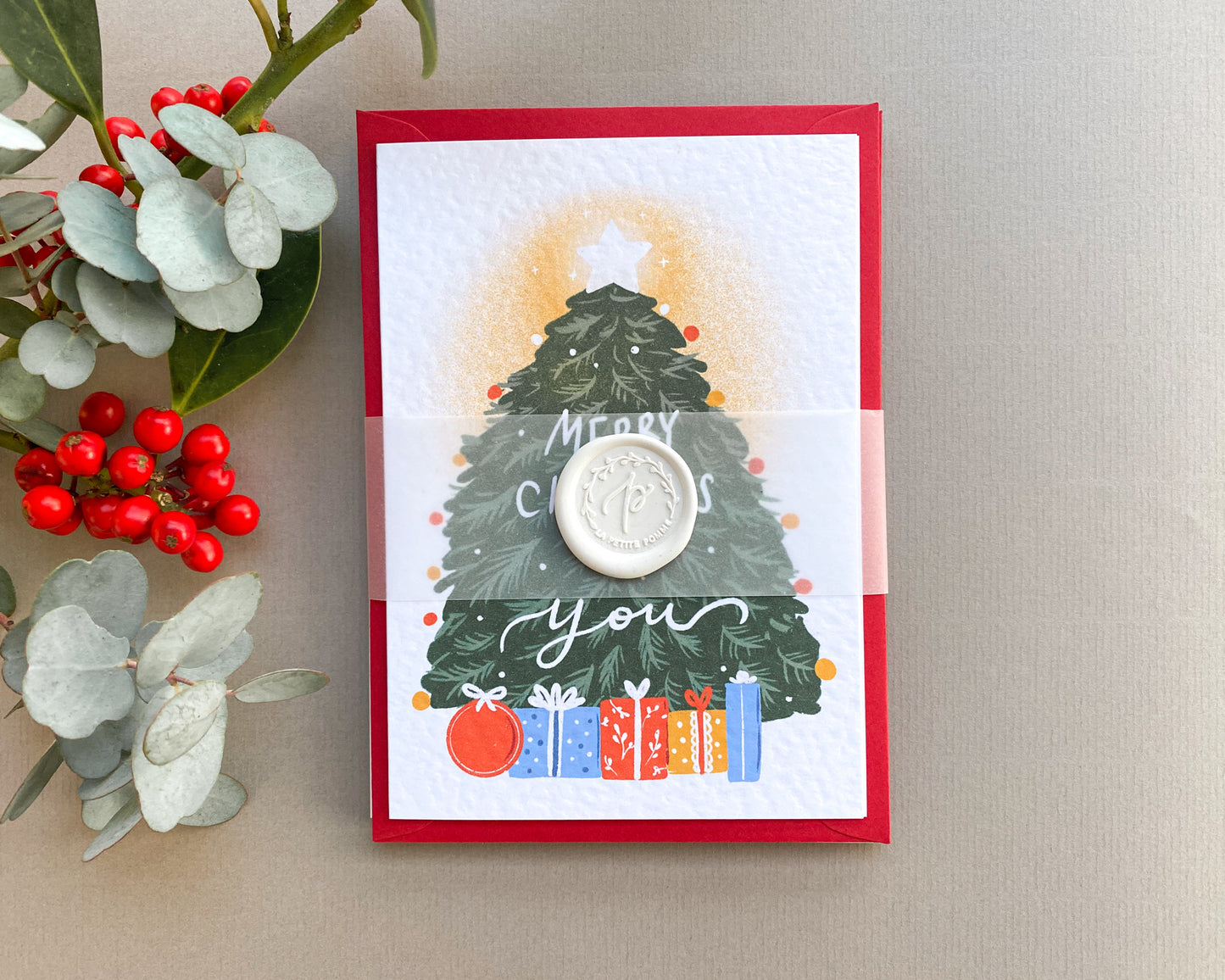 BIG CHRISTMAS TREE, Christmas Card
