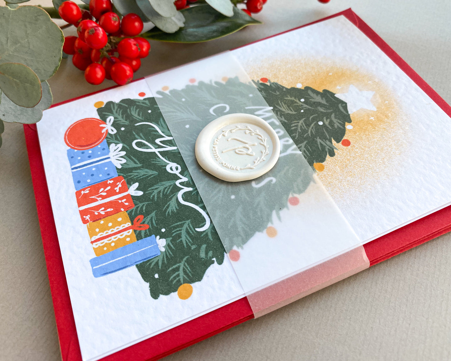 BIG CHRISTMAS TREE, Christmas Card