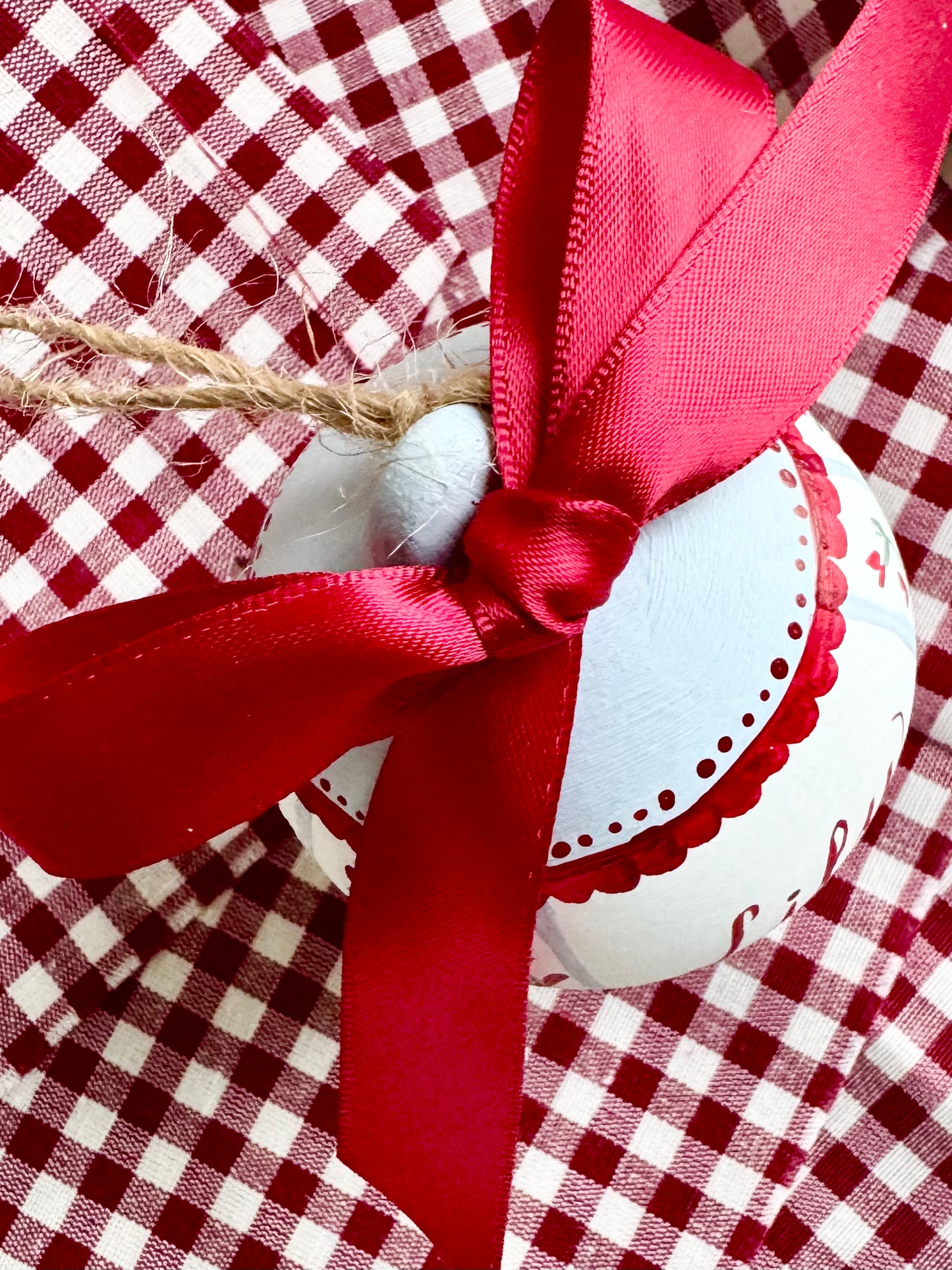 PERSONALISED CHRISTMAS BAUBLE - Hand Painted