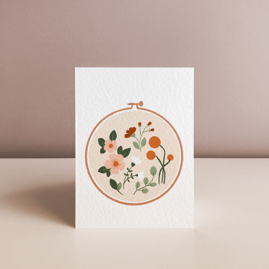 EMBROIDERY HOOP, Art Print