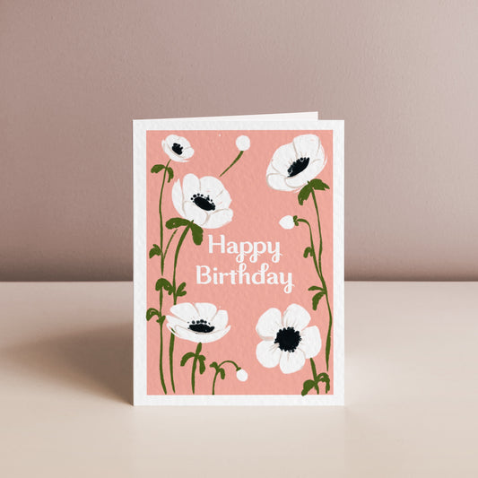 ANEMONES, Birthday Card