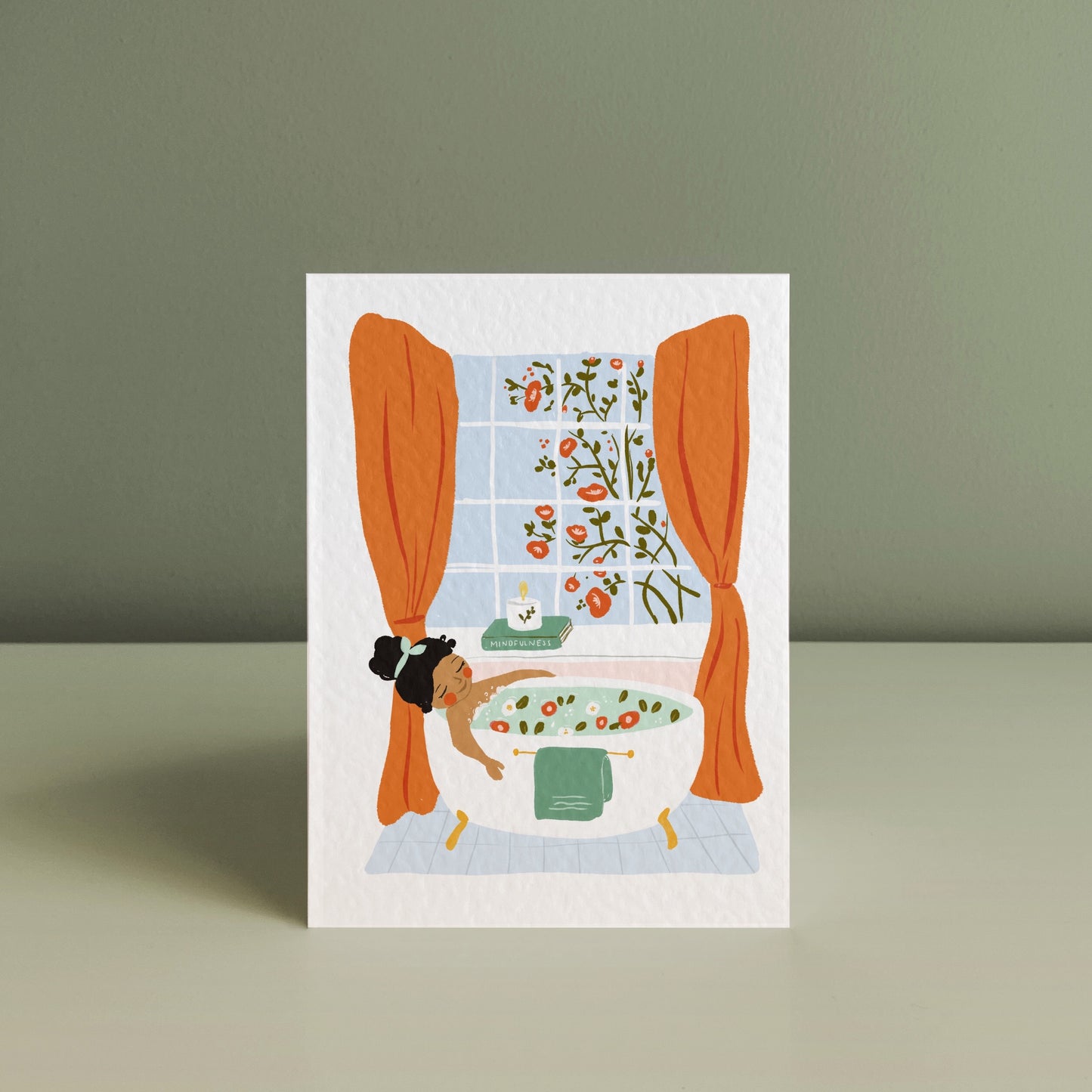 RELAXING BATH, Art Print