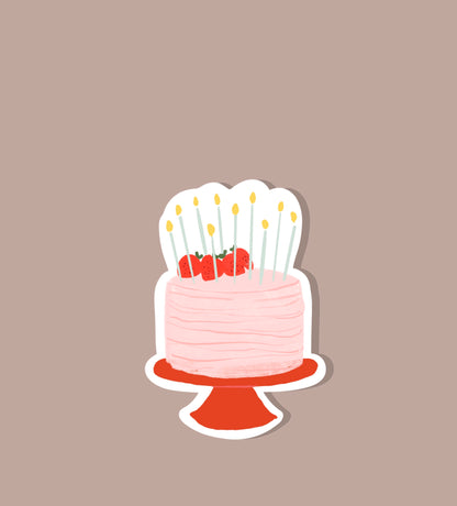 BIRTHDAY CAKE, Sticker