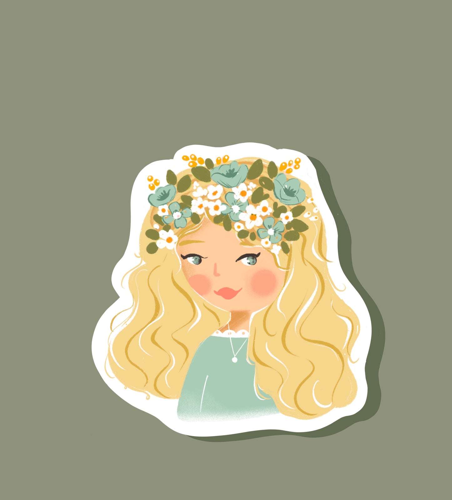 BLONDE BEAUTY, Sticker