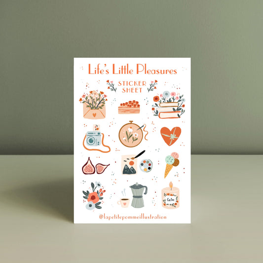 LIFE'S PLEASURES, Sticker Sheet