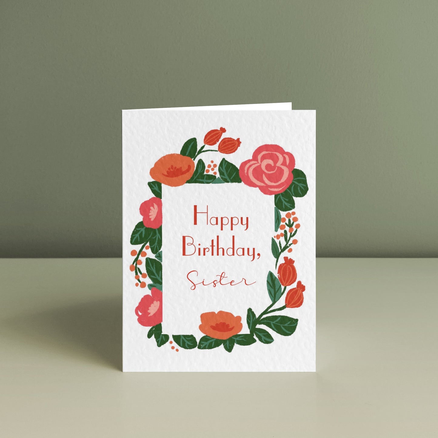 ROSES, Personalised Birthday Card