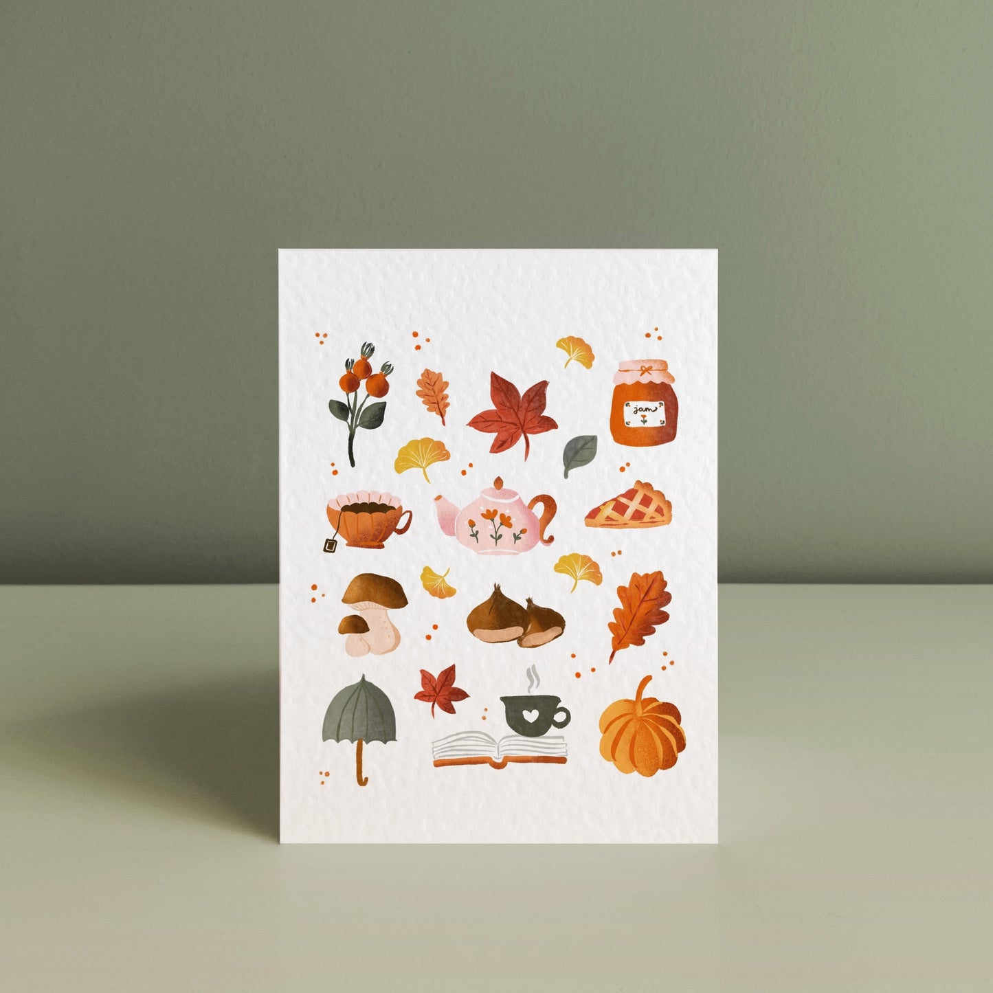 AUTUMN PLEASURES, Art Print