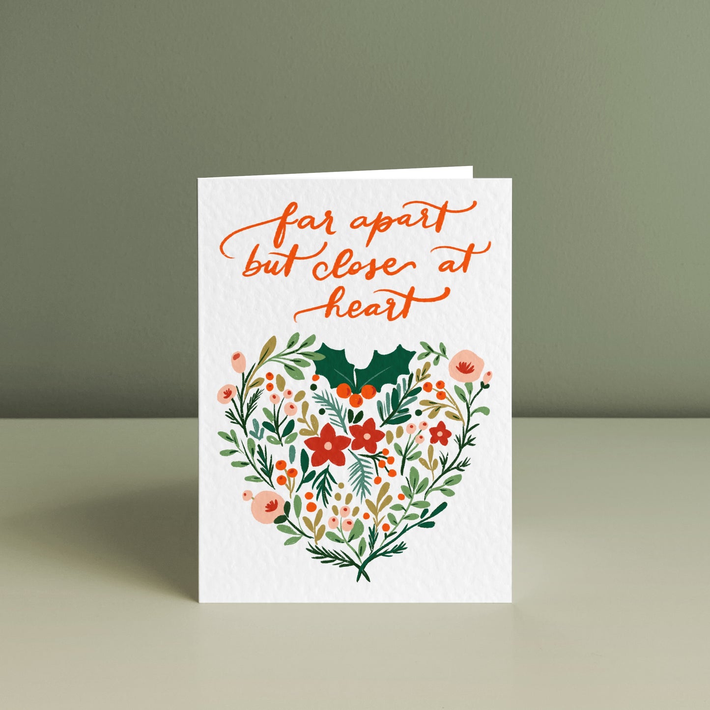 FAR APART BUT CLOSE AT HEART, Christmas Card