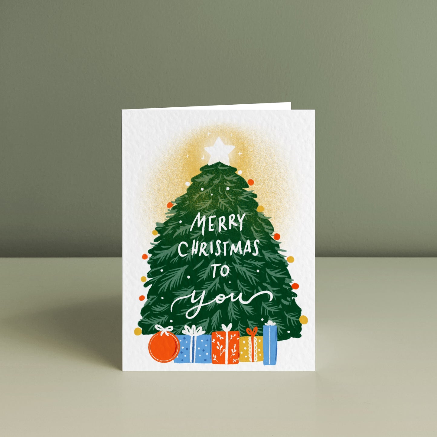 BIG CHRISTMAS TREE, Christmas Card
