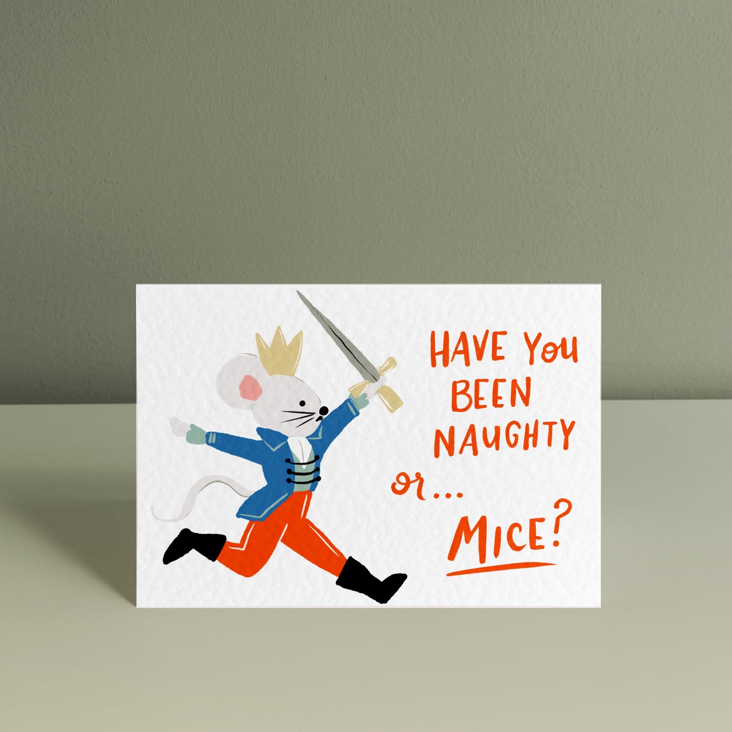 NAUGHTY OR NICE, Christmas Card