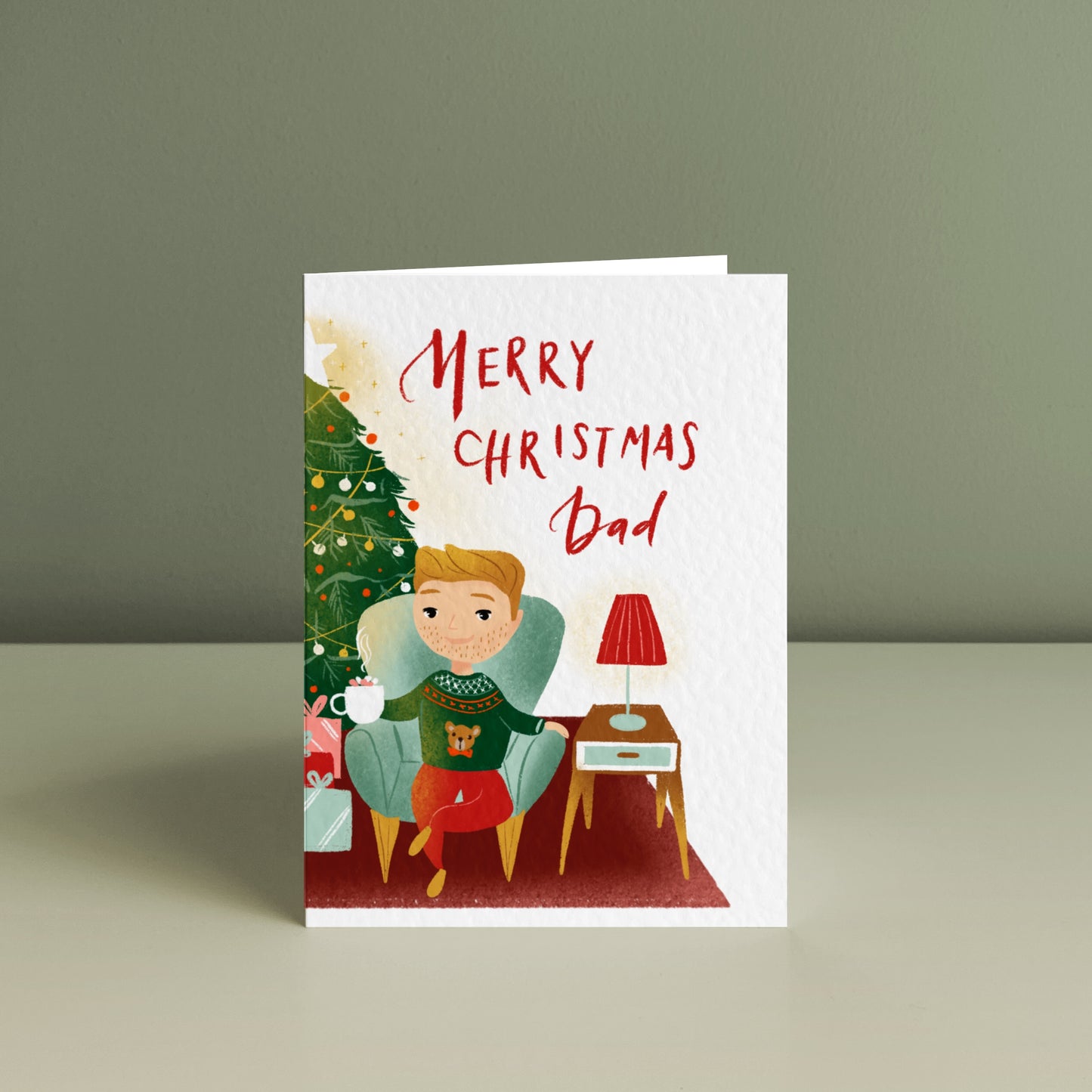 MERRY CHRISTMAS DAD, Christmas Card
