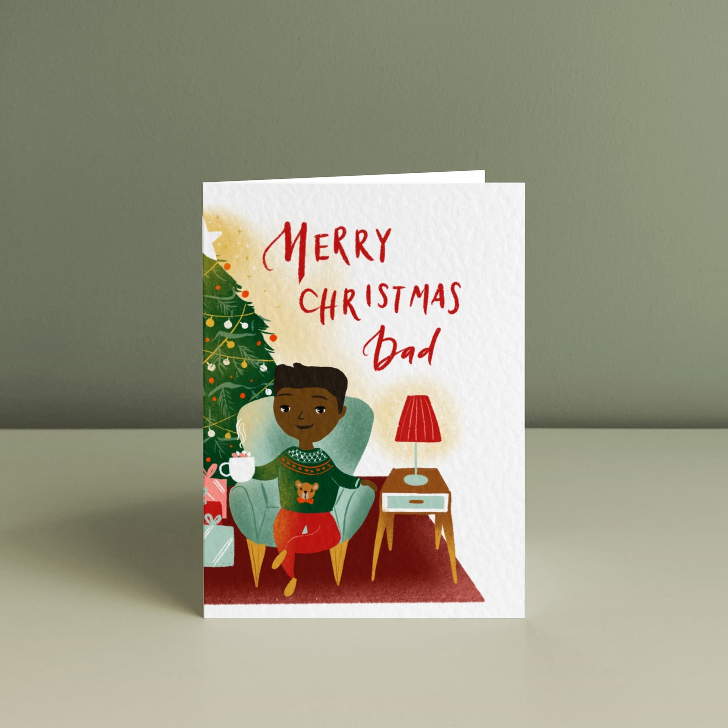 MERRY CHRISTMAS DAD, Christmas Card