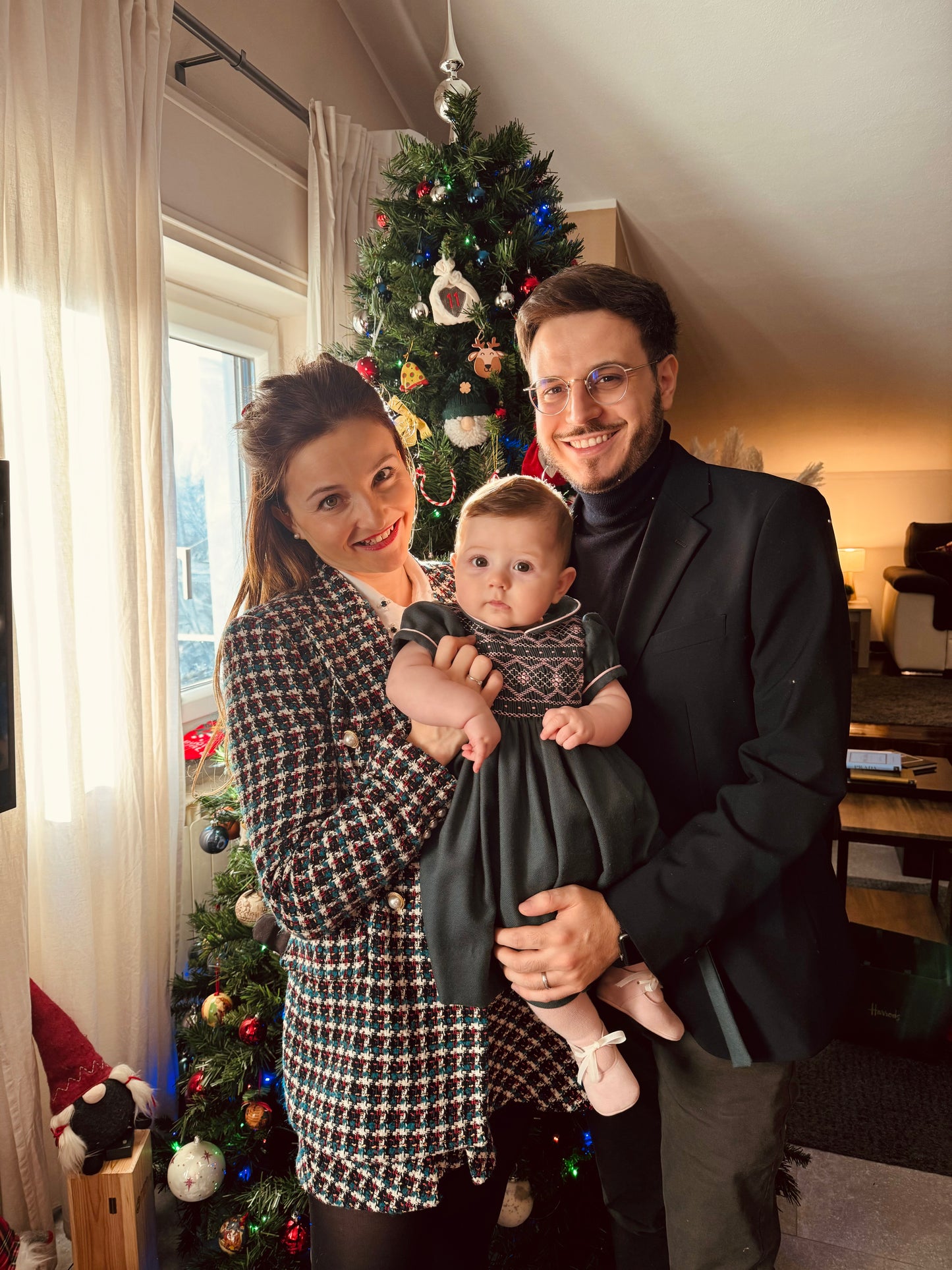 PERSONALISED CHRISTMAS FAMILY PORTRAIT - Art Print