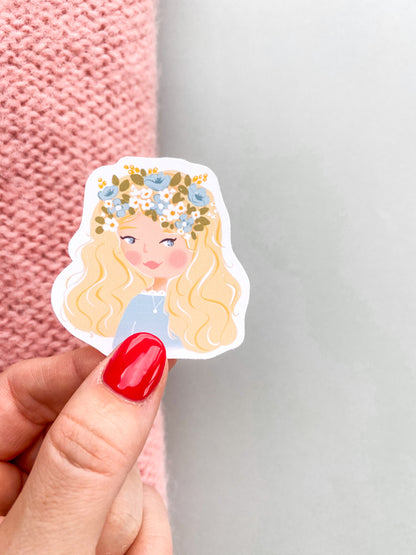 BLONDE BEAUTY, Sticker