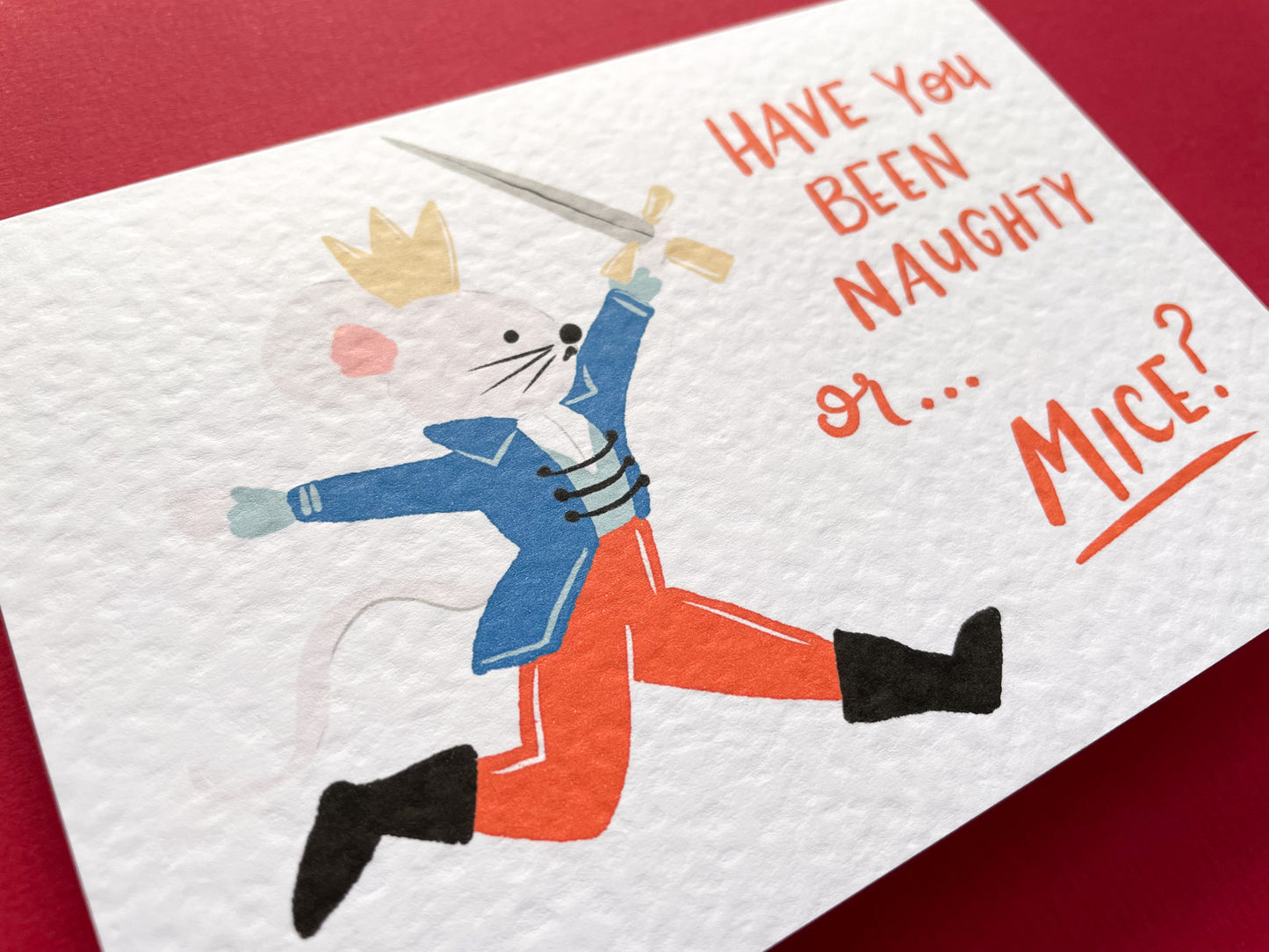 NAUGHTY OR NICE, Christmas Card