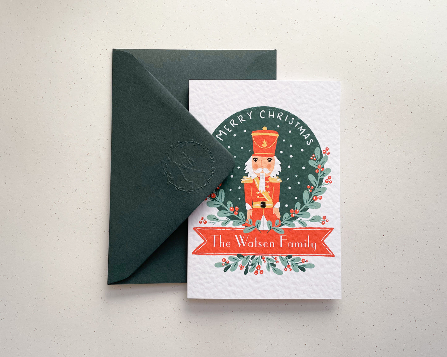 THE NUTCRACKER, Personalised Christmas Card