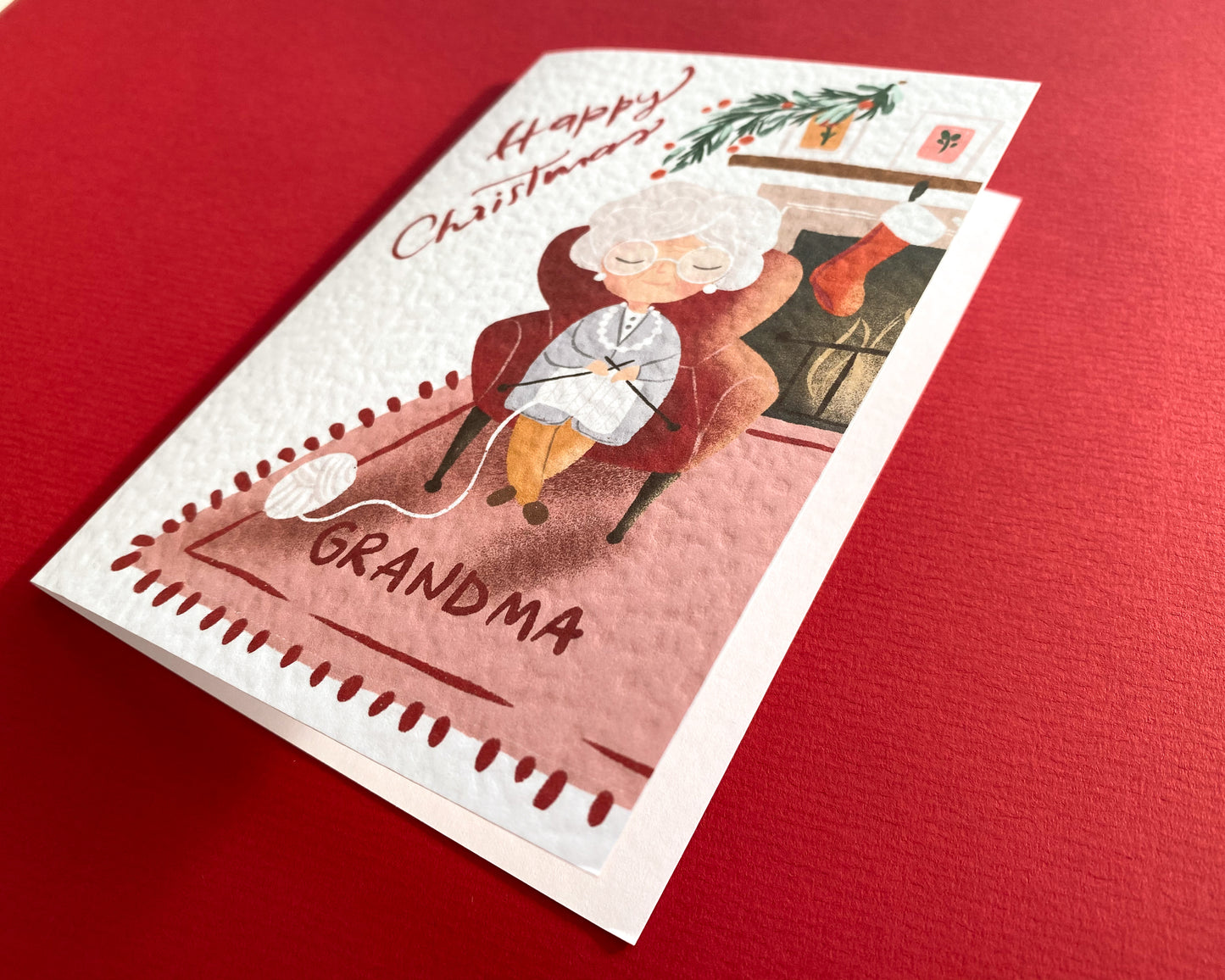 HAPPY CHRISTMAS GRANDMA & GRANDPA, Christmas Card Set