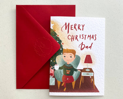 MERRY CHRISTMAS MUM & DAD, Christmas Card Set