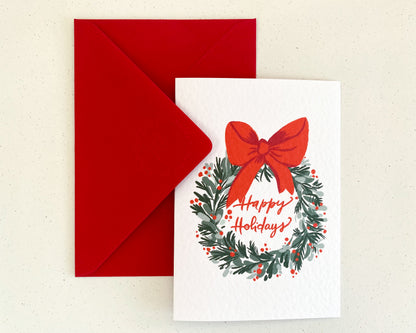 HAPPY HOLIDAYS, Christmas Card