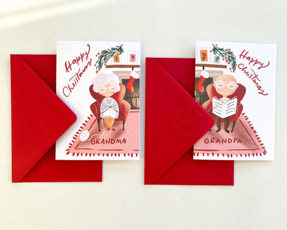 HAPPY CHRISTMAS GRANDMA, Christmas Card