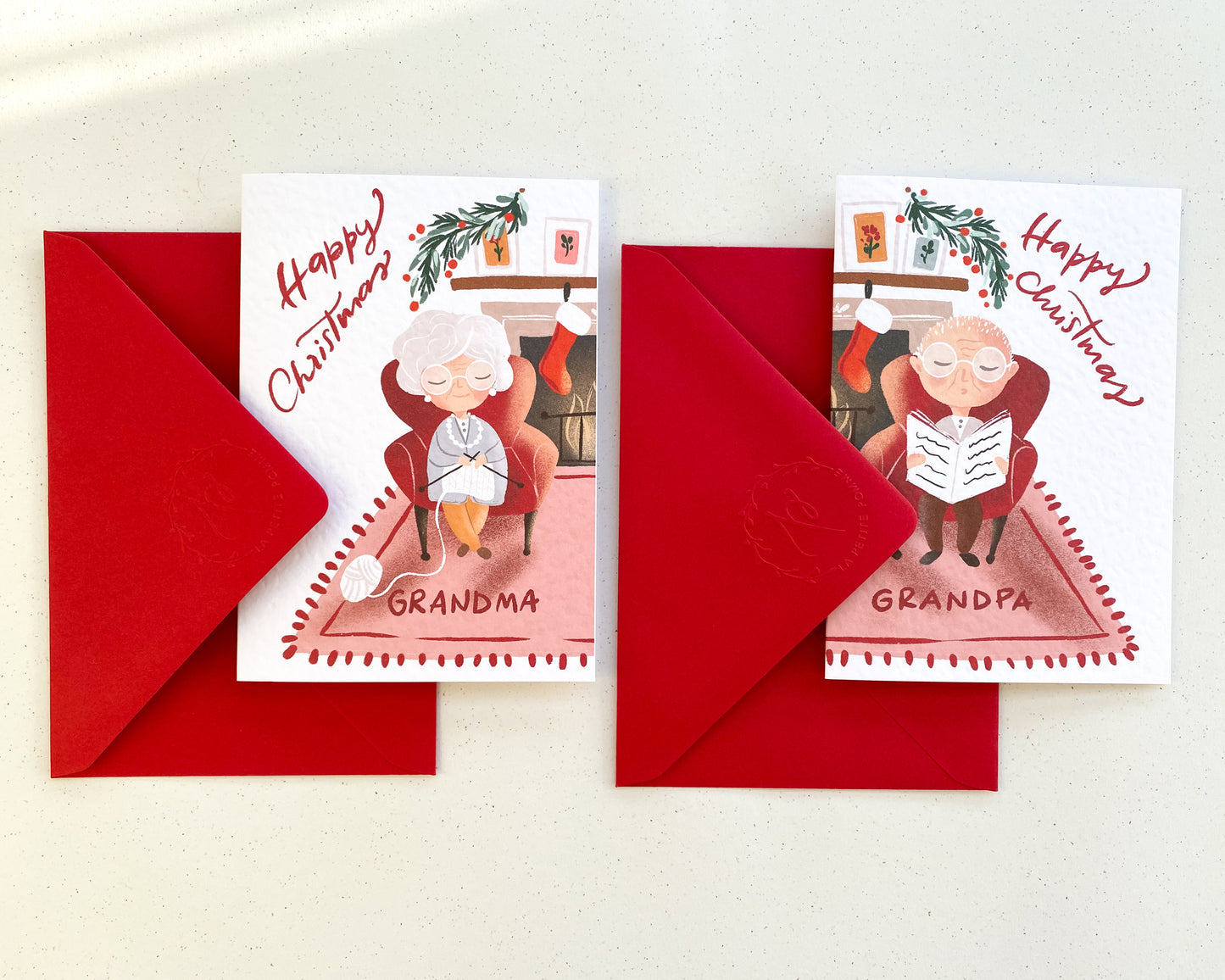 HAPPY CHRISTMAS GRANDPA, Christmas Card