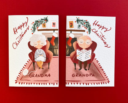 HAPPY CHRISTMAS GRANDPA, Christmas Card
